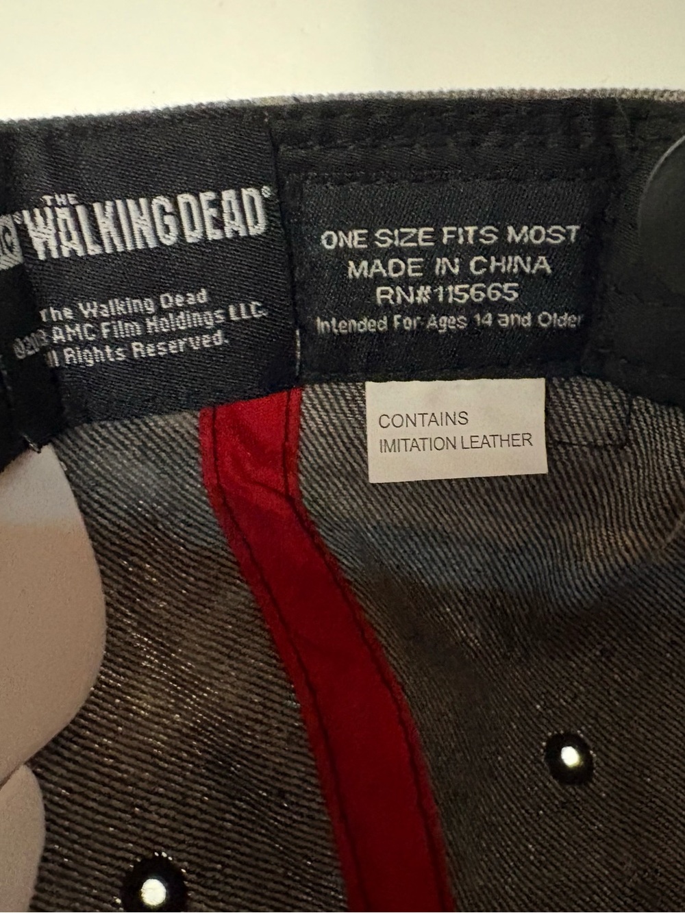 The Walking Dead “Lucille Is Thirsty” Snapback Hat - Picture 5 of 5